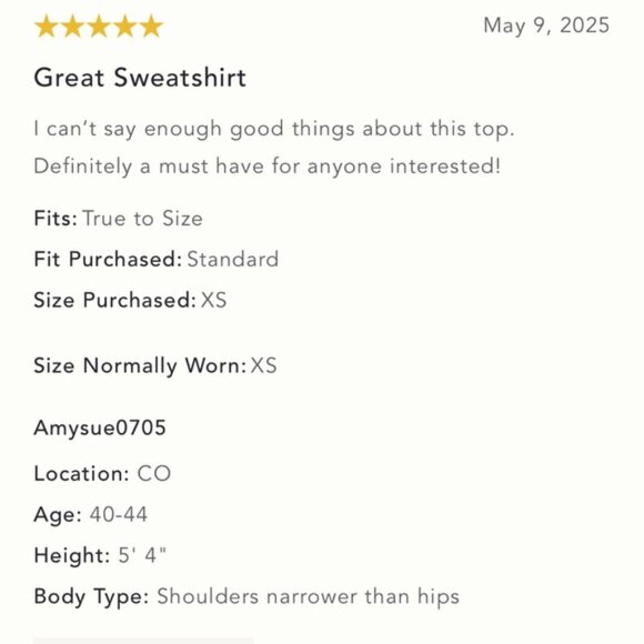 NWT Anthropologie Maeve Paneled Warm-Up Sweatshirt Cream White 1X‎ - Picture 4 of 5